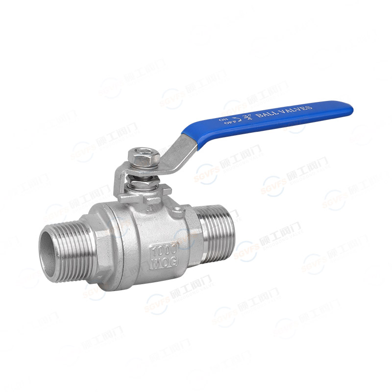 二片式双外丝球阀