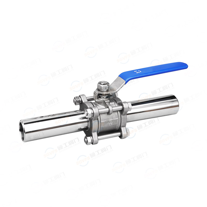 三片式加长杆球阀