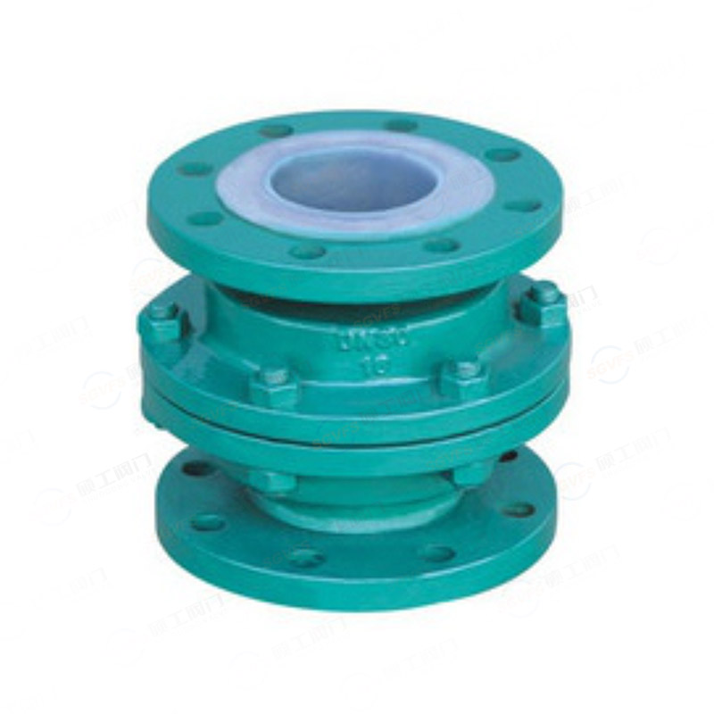 衬氟立式止回阀