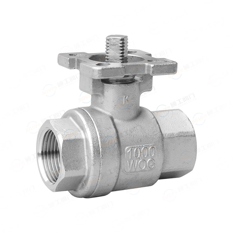 二片式高平台球阀