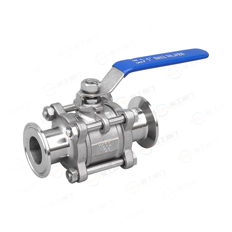 三片式快装球阀