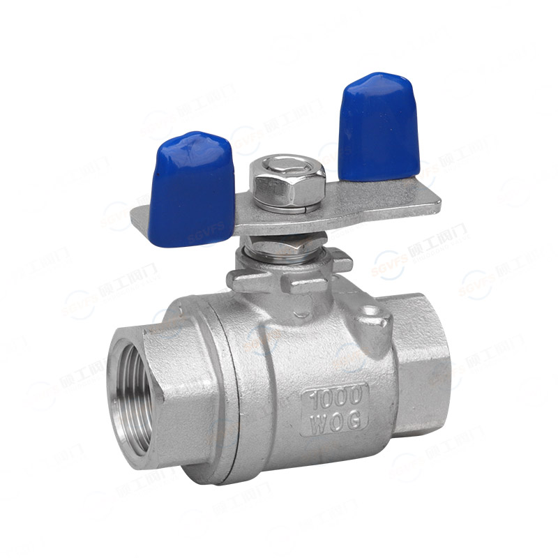 二片式快装球阀